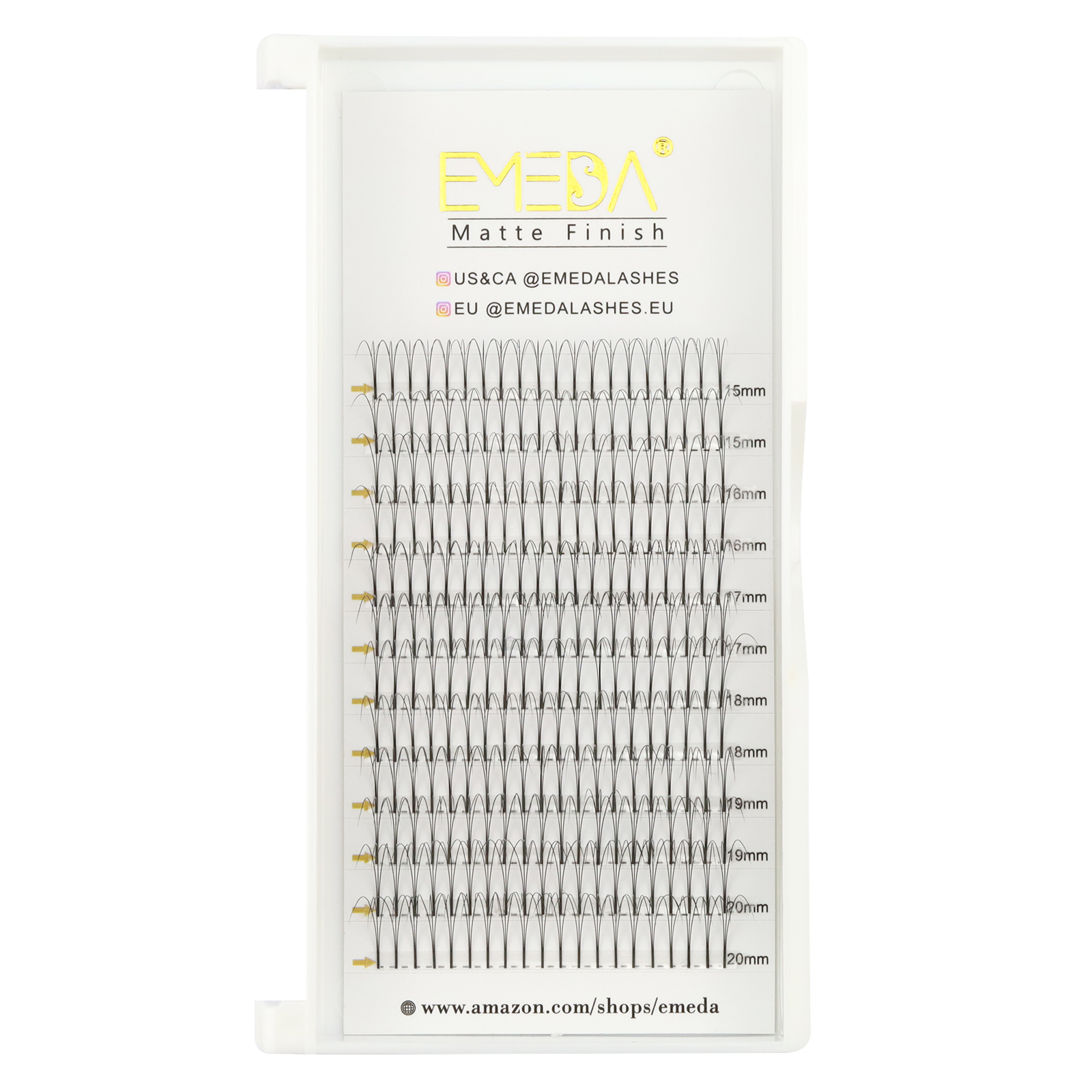 Best Seller  3D 0.10mm D Curl Premade Volume Fans (Long Stem) in the US and Canada